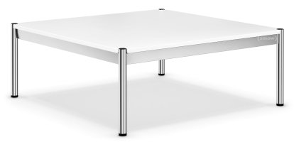 USM Haller Coffee Table, 100 x 100 cm, MDF (USM colours), Pure white RAL 9010