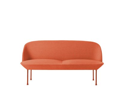Oslo Sofa, 2 Seater, Fabric Steelcut tangerine