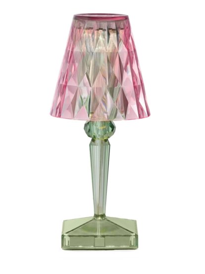 Battery Portable Lamp, Mint green / pastel pink