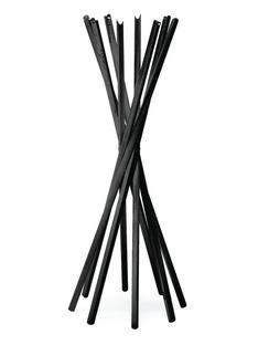 Coat rack Sciangai Black stained ash